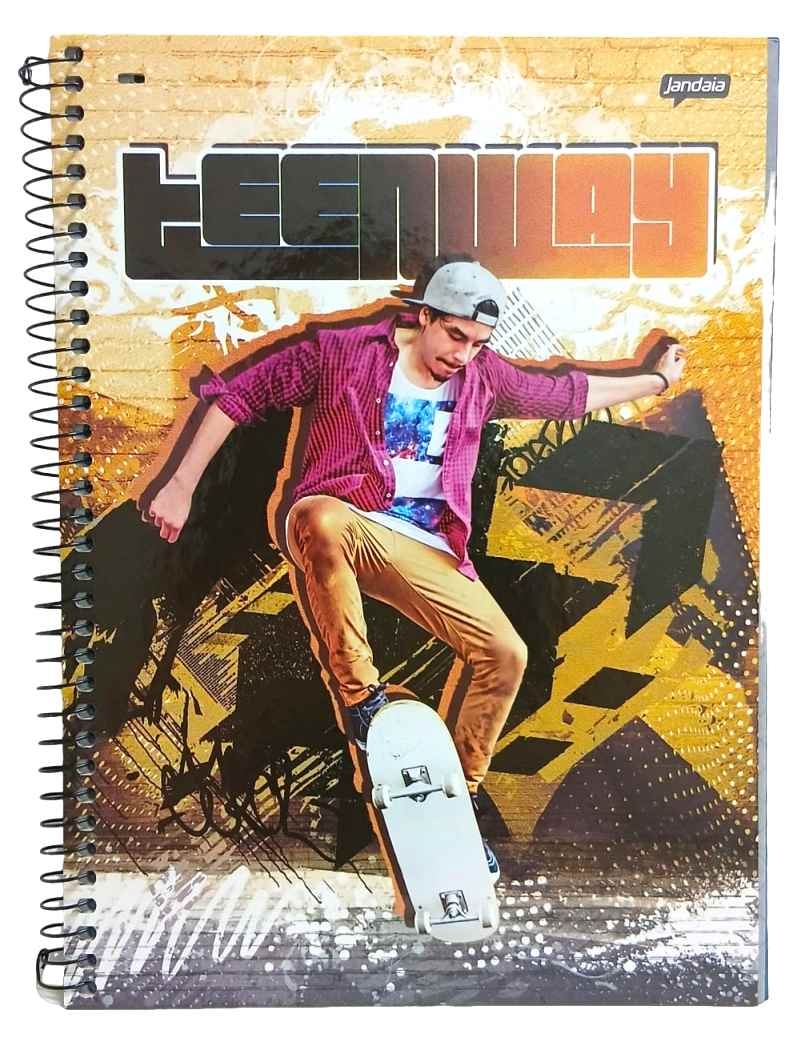 CADERNO C.D. 1X1 TEEN WAY